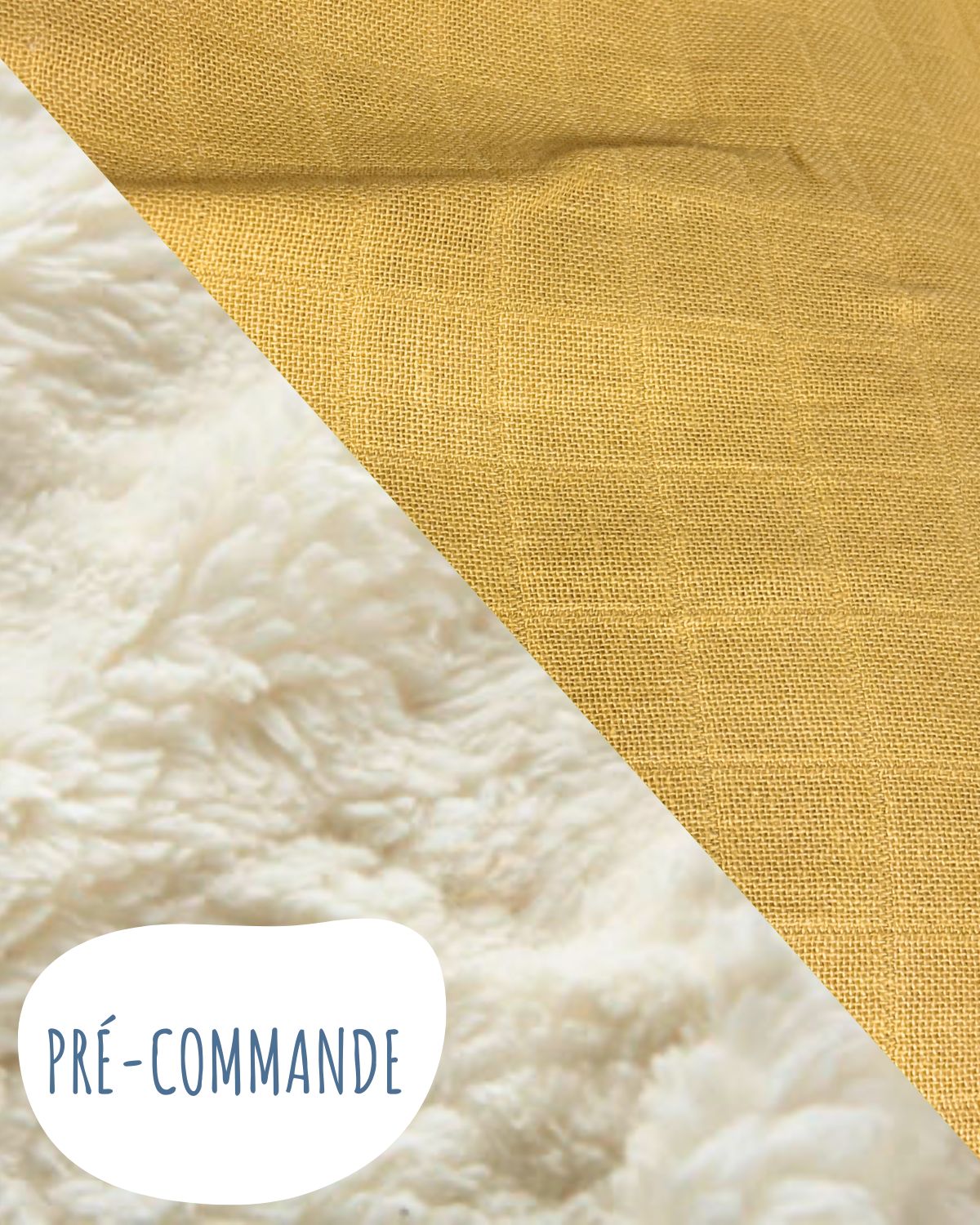 Poncho bébé enfant - Lange Bio - 2 coloris