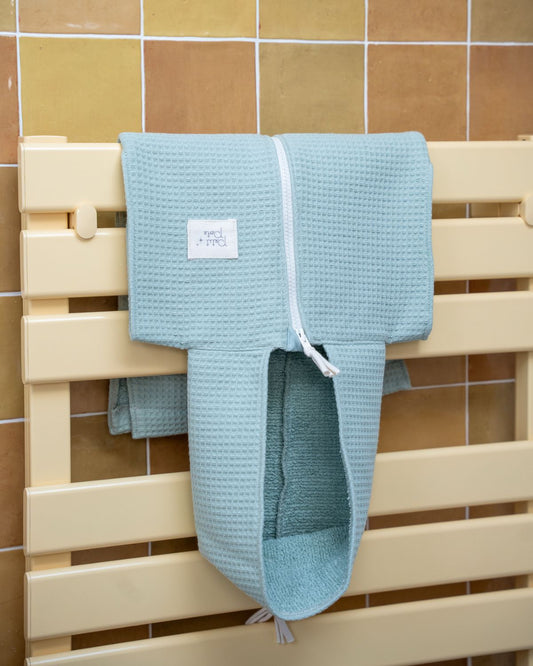 Poncho de Plage Vert de Gris