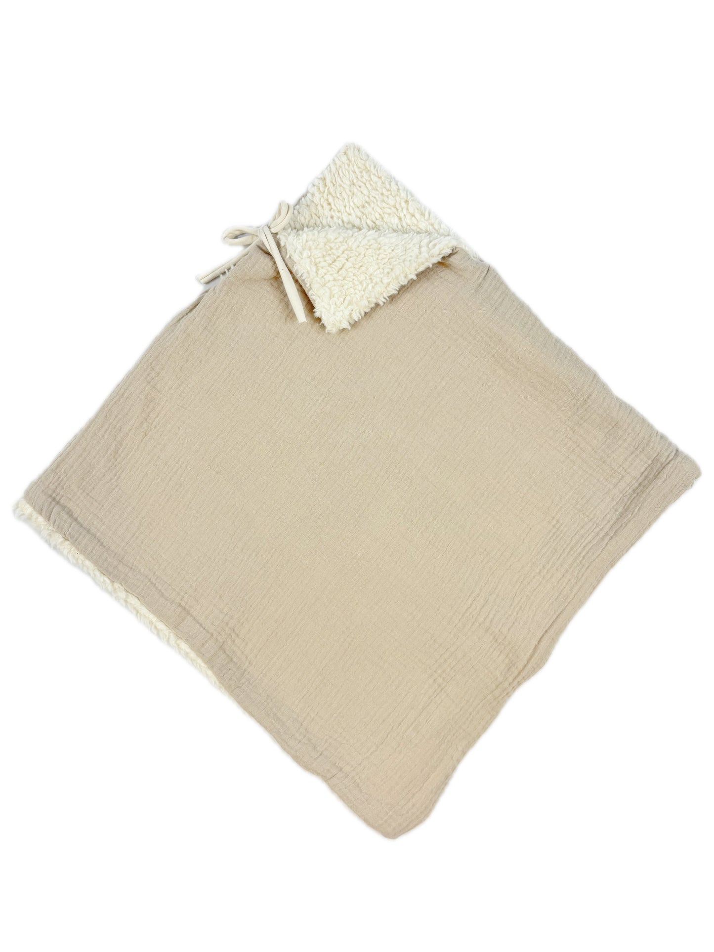 Poncho evolutif bebe enfant Naturel Peluche BIO