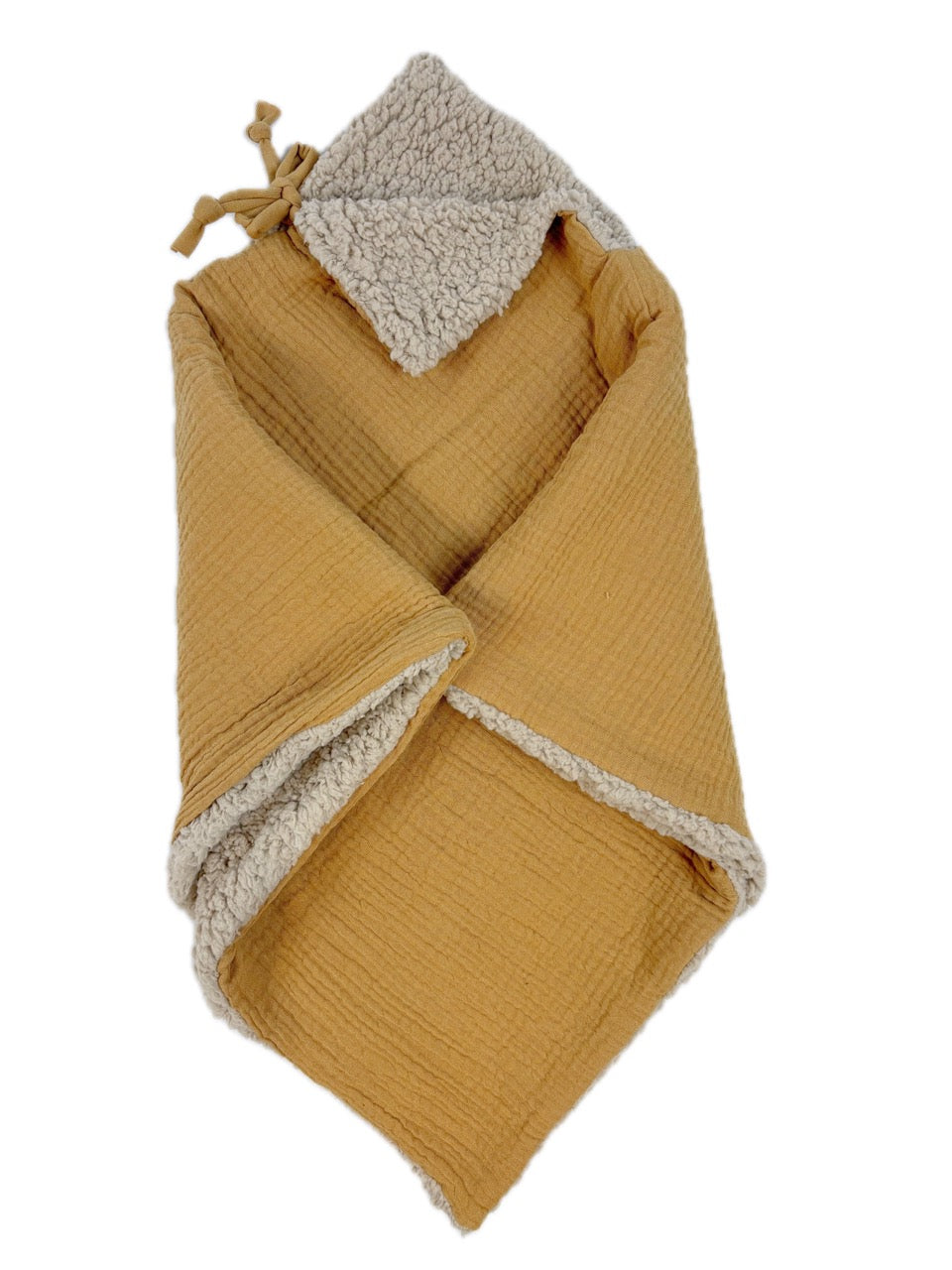 Poncho evolutif bebe enfant Camel Sherpa