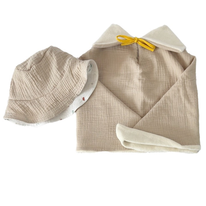 Poncho enfant Naturel BIO