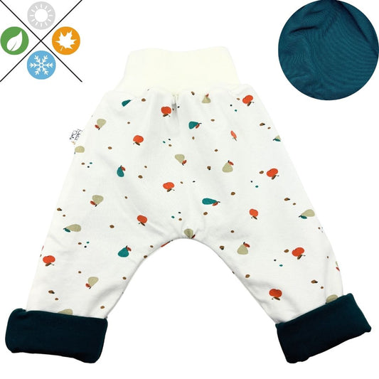 Sarouel bébé jersey Minipom Salicorne