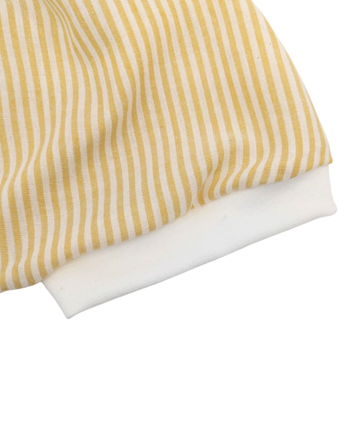 Short Coton Jaune rayé