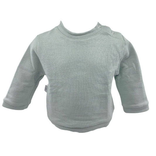 Pull bébé molleton Vert de gris