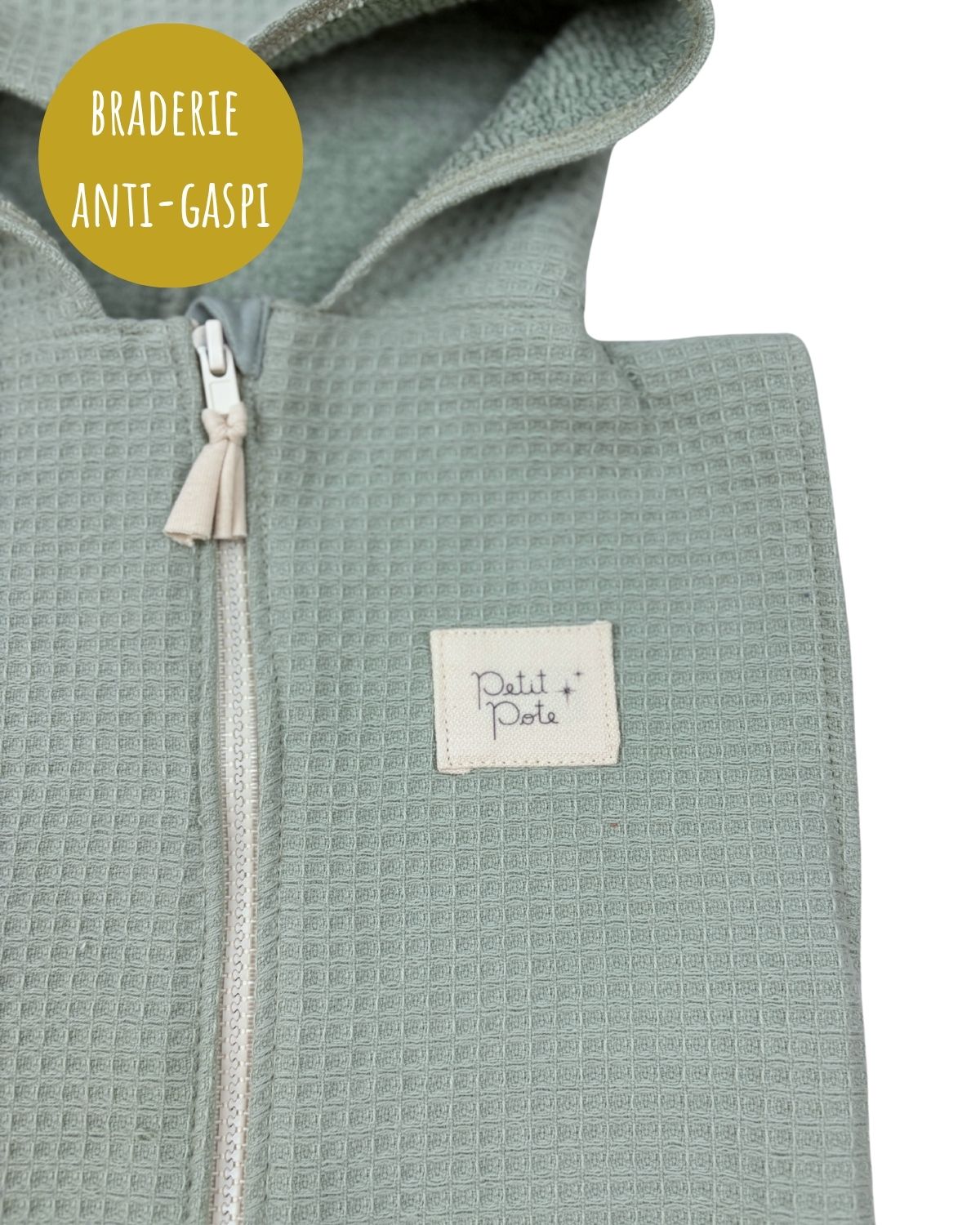 Poncho de Plage Vert de Gris