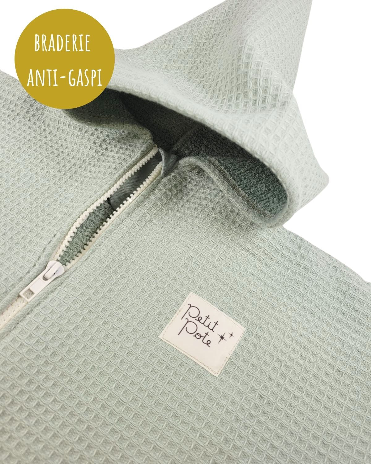 Poncho de Plage Vert de Gris