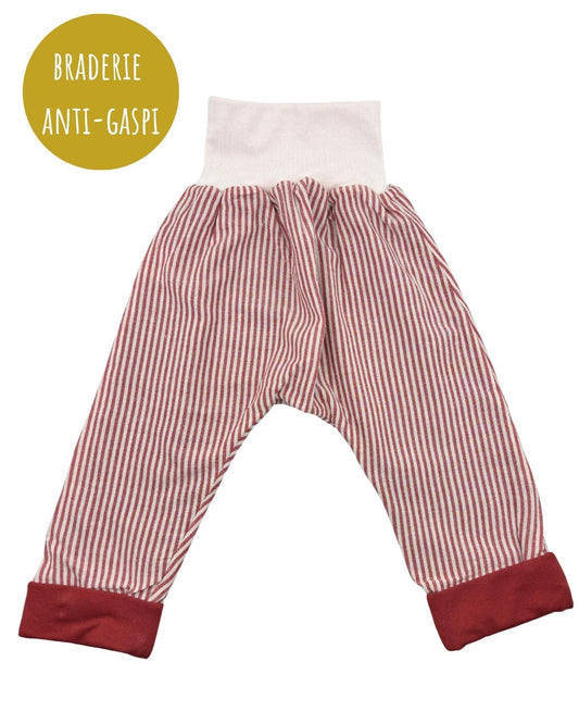 Sarouel évolutif Tomette Rayé 2-3 ans