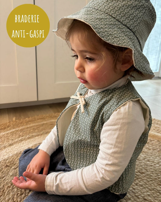 Gilet sans manches réversible Sauge (léger)